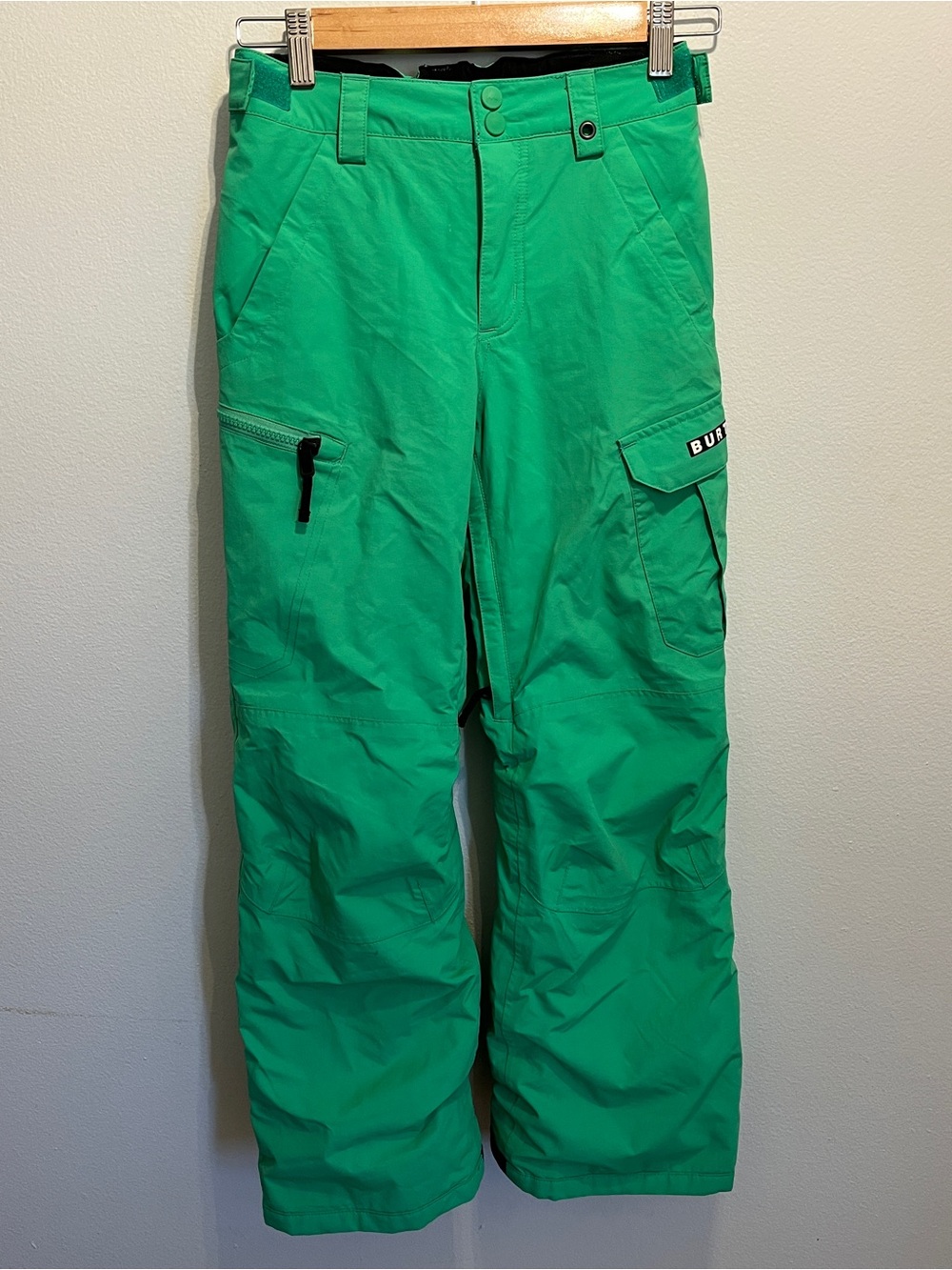 Burton Youth Boys Size M (10-12) DryRide Snowboard Pants Gorcpore Bright Green